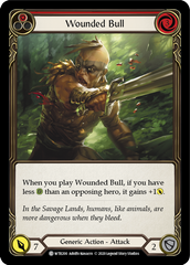 Wounded Bull (Red) [U-WTR200] (Welcome to Rathe Unlimited)  Unlimited Rainbow Foil | Good Games Modbury