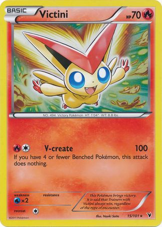 Victini (15/101) (Jumbo Card) [Black & White: Noble Victories] | Good Games Modbury