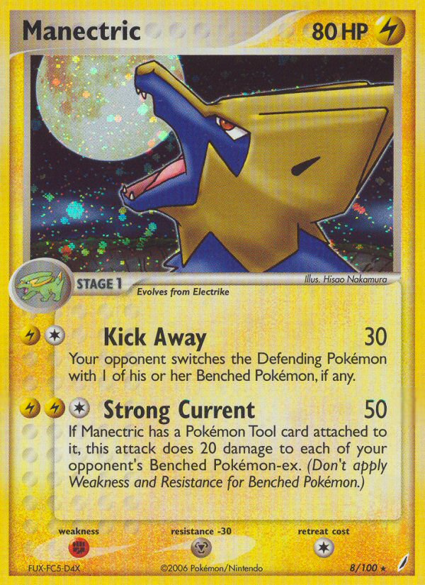Manectric (8/100) [EX: Crystal Guardians] | Good Games Modbury