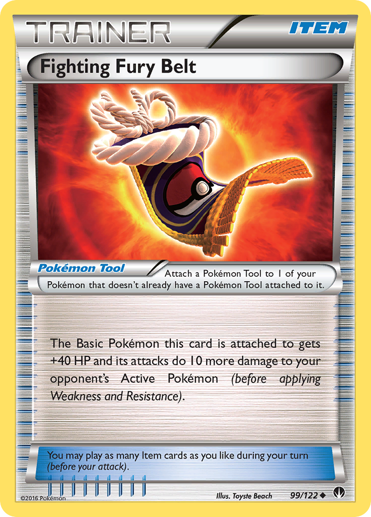 Fighting Fury Belt (99/122) [XY: BREAKpoint] | Good Games Modbury