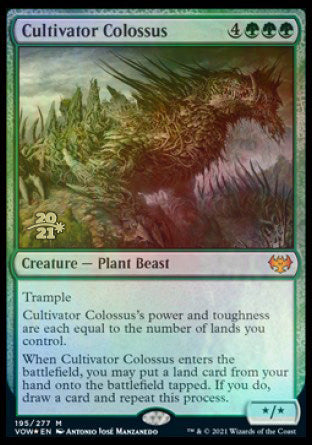 Cultivator Colossus [Innistrad: Crimson Vow Prerelease Promos] | Good Games Modbury