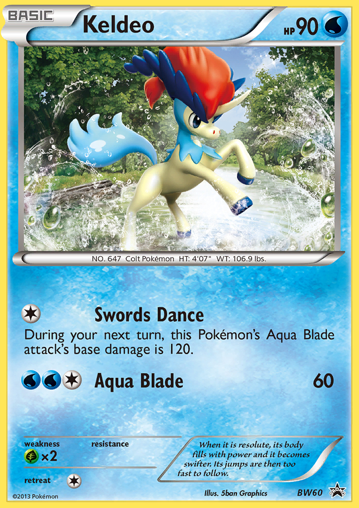 Keldeo (BW60) [Black & White: Black Star Promos] | Good Games Modbury