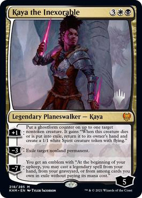 Kaya the Inexorable (Promo Pack) [Kaldheim Promos] | Good Games Modbury