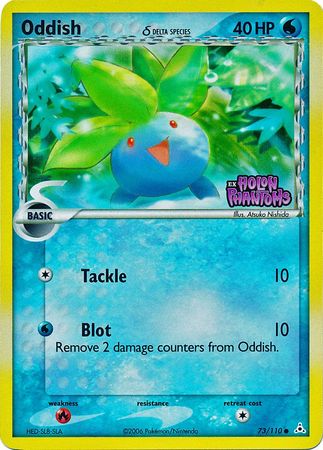 Oddish (73/110) (Delta Species) (Stamped) [EX: Holon Phantoms] | Good Games Modbury