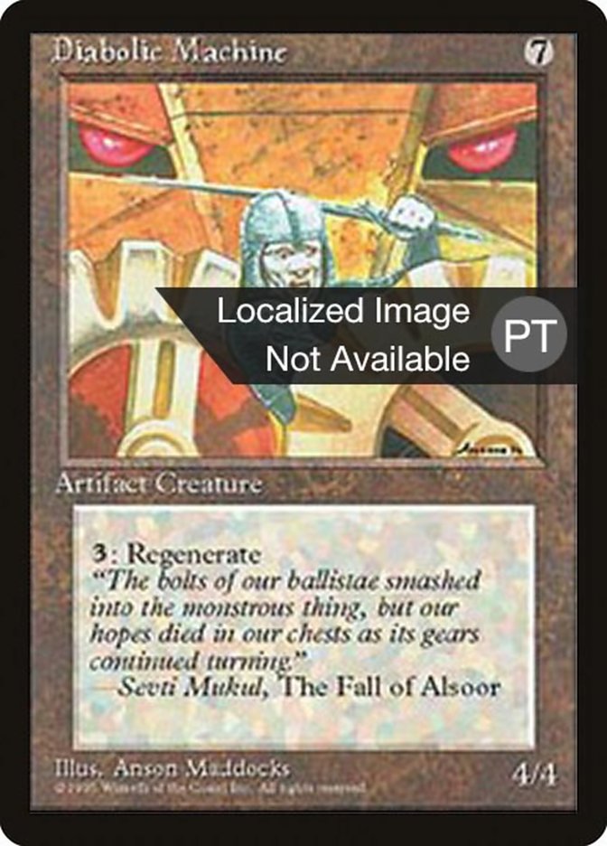Diabolic Machine [Fourth Edition (Foreign Black Border)] | Good Games Modbury