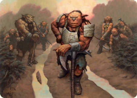 Hobgoblin Bandit Lord Art Card [Dungeons & Dragons: Adventures in the Forgotten Realms Art Series] | Good Games Modbury