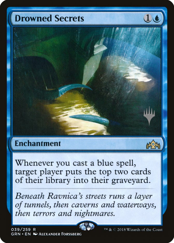 Drowned Secrets (Promo Pack) [Guilds of Ravnica Promos] | Good Games Modbury