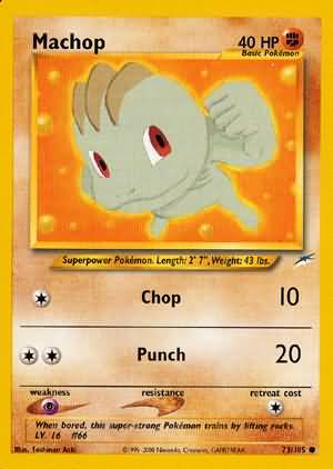 Machop (73/105) [Neo Destiny Unlimited] | Good Games Modbury