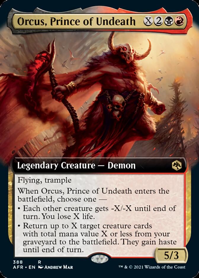 Orcus, Prince of Undeath (Extended Art) [Dungeons & Dragons: Adventures in the Forgotten Realms] | Good Games Modbury