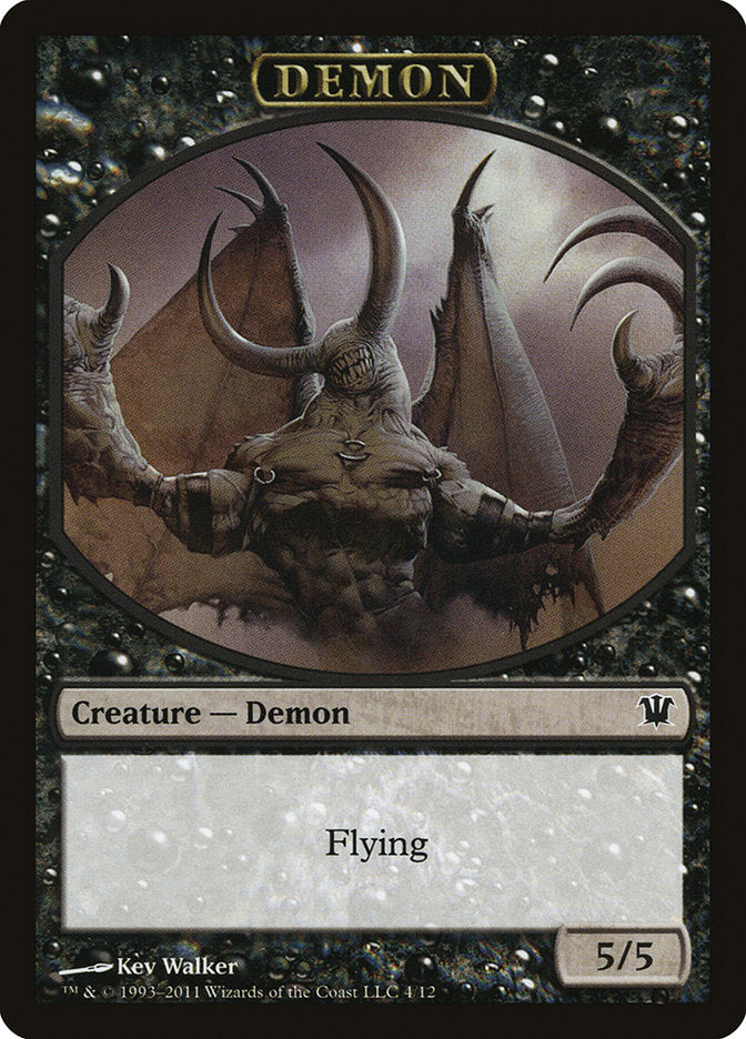 Demon Token [Innistrad Tokens] | Good Games Modbury