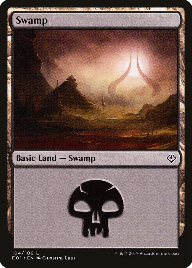 Swamp (104) [Archenemy: Nicol Bolas] | Good Games Modbury