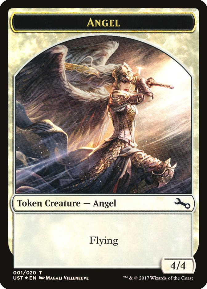 Angel // Angel Double-Sided Token [Unstable Tokens] | Good Games Modbury