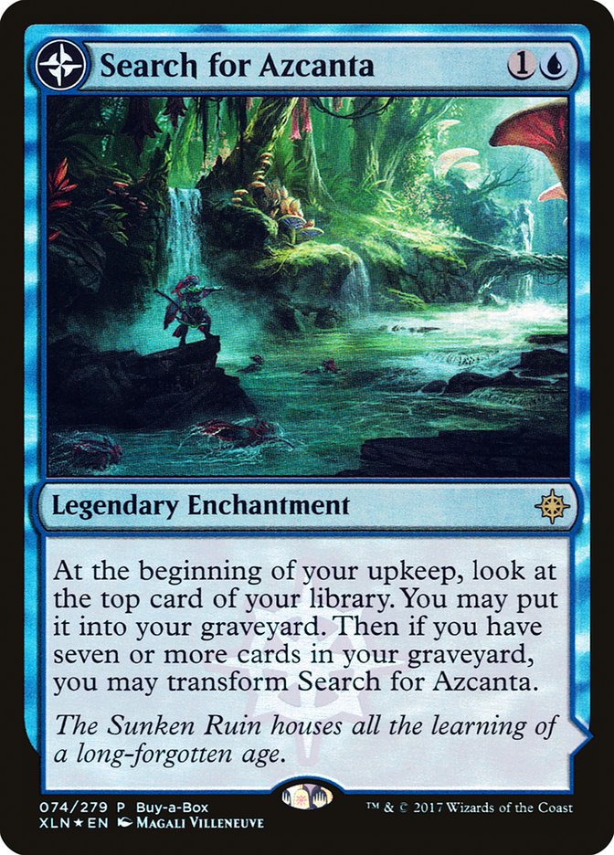 Search for Azcanta // Azcanta, the Sunken Ruin (Buy-A-Box) [Ixalan Treasure Chest] | Good Games Modbury