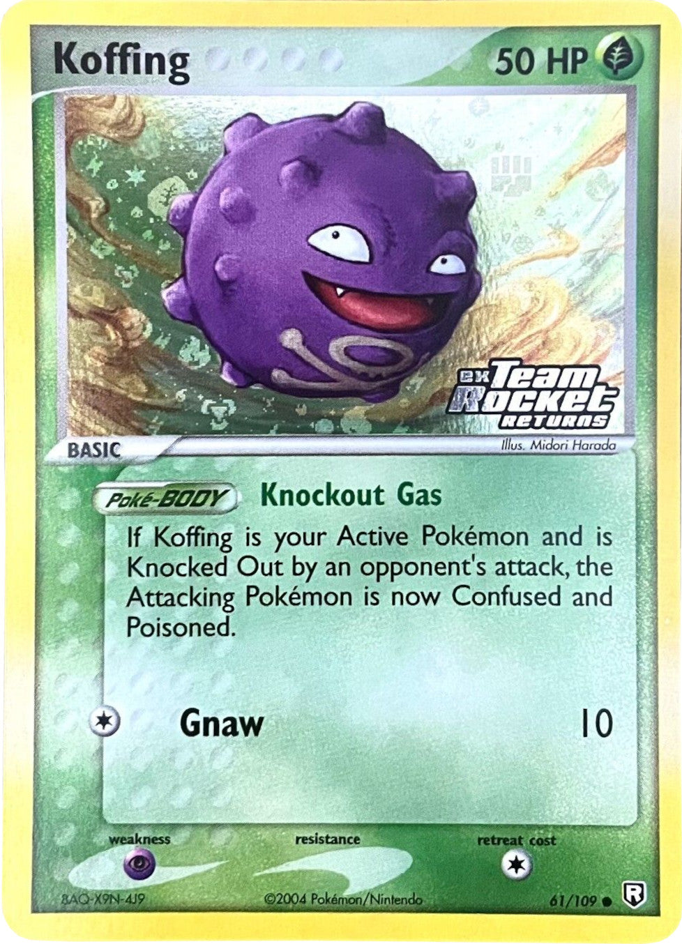 Koffing (61/109) (Stamped) [EX: Team Rocket Returns] | Good Games Modbury