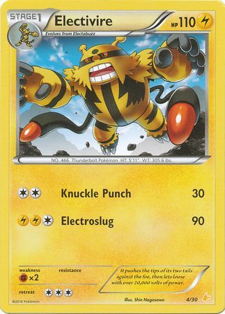 Electivire (4/30) [XY: Trainer Kit 3 - Pikachu Libre] | Good Games Modbury