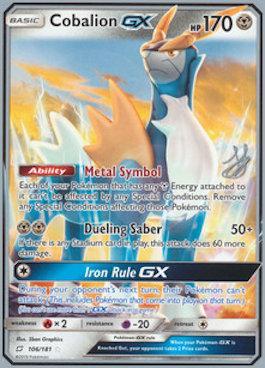 Cobalion GX (106/181) (Perfection - Henry Brand) [World Championships 2019] | Good Games Modbury