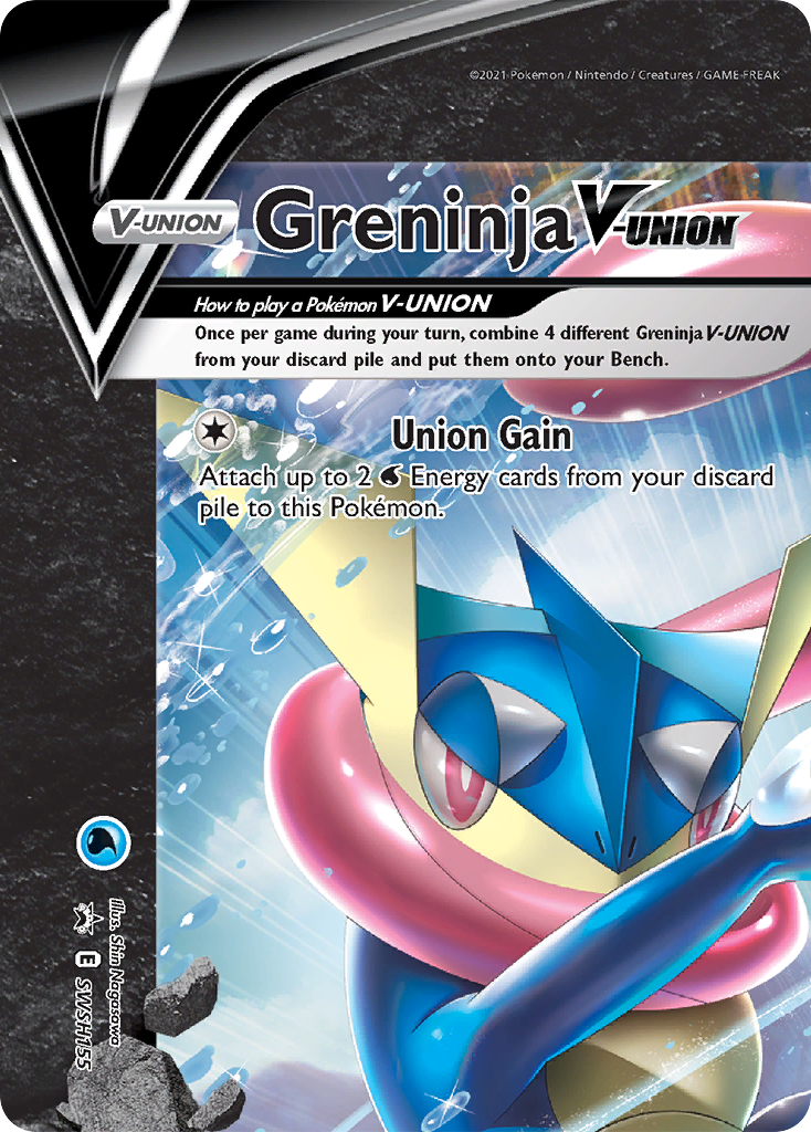 Greninja V-Union (SWSH155) [Sword & Shield: Black Star Promos] | Good Games Modbury