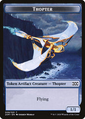 Beast // Thopter (008) Double-Sided Token [Double Masters Tokens] | Good Games Modbury