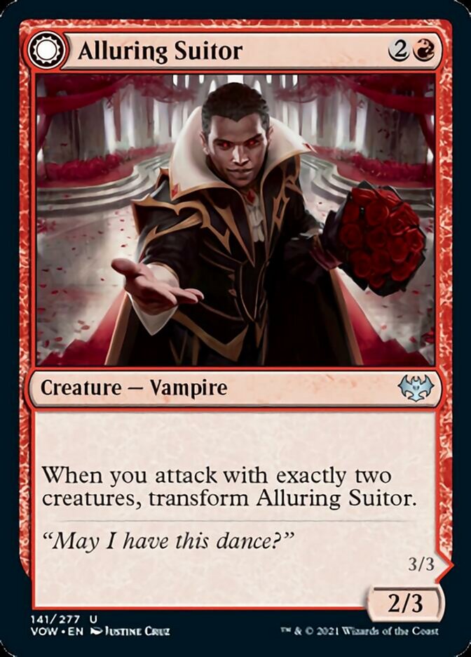 Alluring Suitor // Deadly Dancer [Innistrad: Crimson Vow] | Good Games Modbury