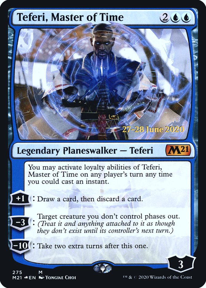 Teferi, Master of Time [Core Set 2021 Prerelease Promos] | Good Games Modbury