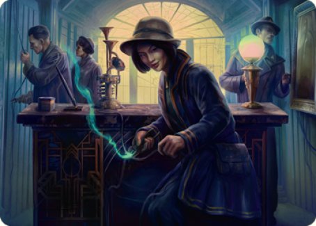 Wiretapping Art Card [Streets of New Capenna Art Series] | Good Games Modbury