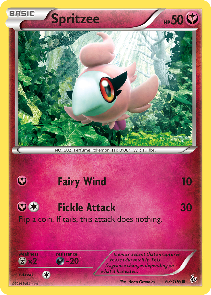 Spritzee (67/106) [XY: Flashfire] | Good Games Modbury