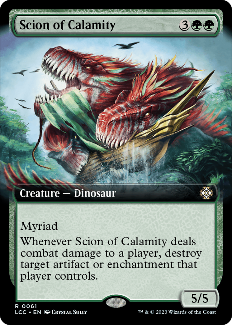 Scion of Calamity (Extended Art) [The Lost Caverns of Ixalan Commander] | Good Games Modbury