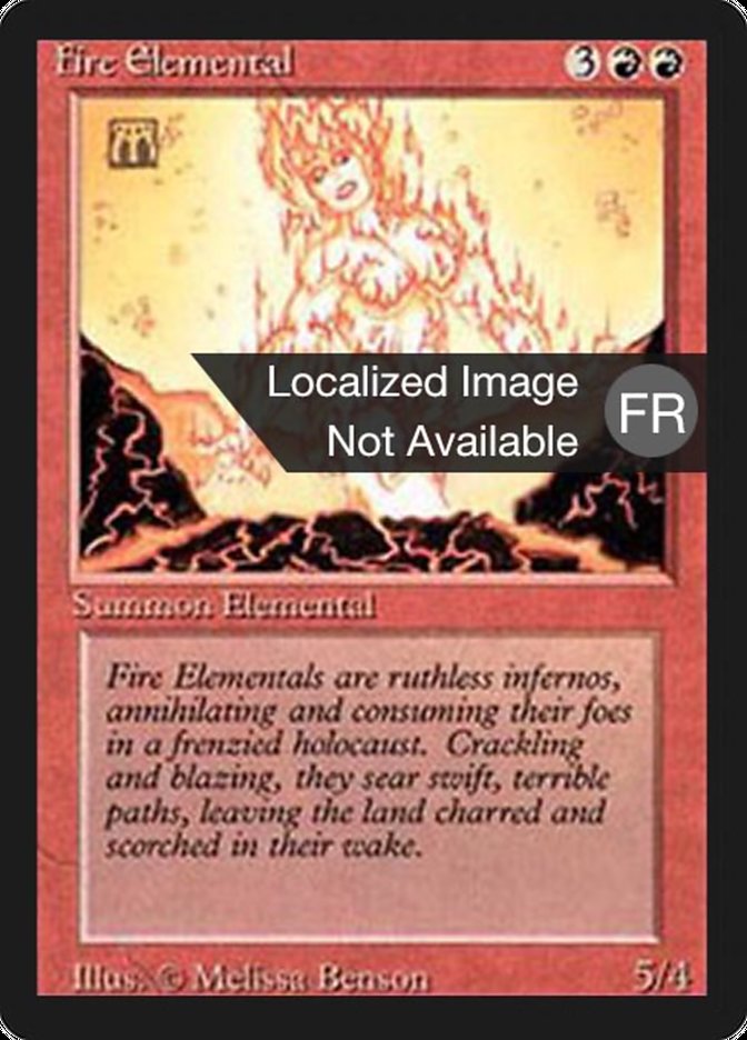 Fire Elemental [Foreign Black Border] | Good Games Modbury