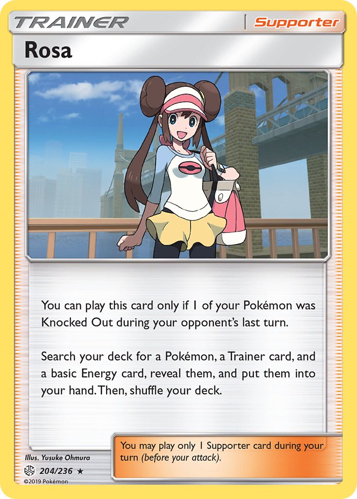 Rosa (204/236) (Theme Deck Exclusive) [Sun & Moon: Cosmic Eclipse] | Good Games Modbury