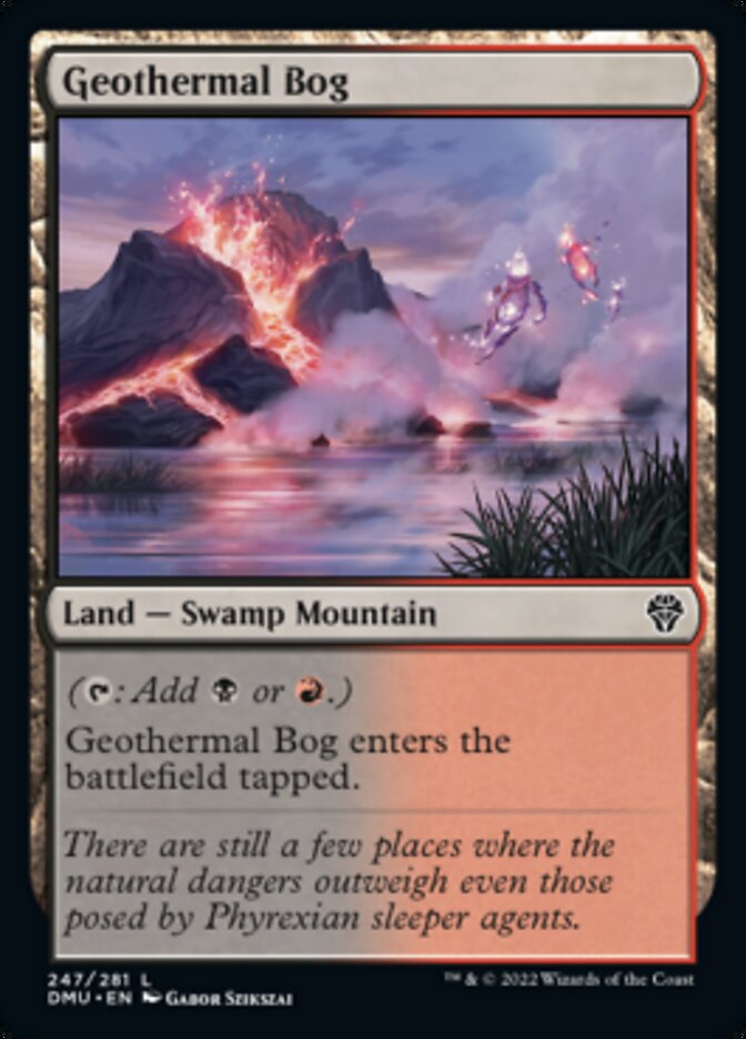 Geothermal Bog [Dominaria United] | Good Games Modbury