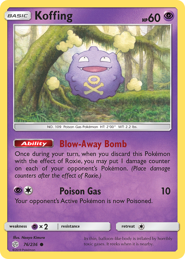 Koffing (76/236) [Sun & Moon: Cosmic Eclipse] | Good Games Modbury