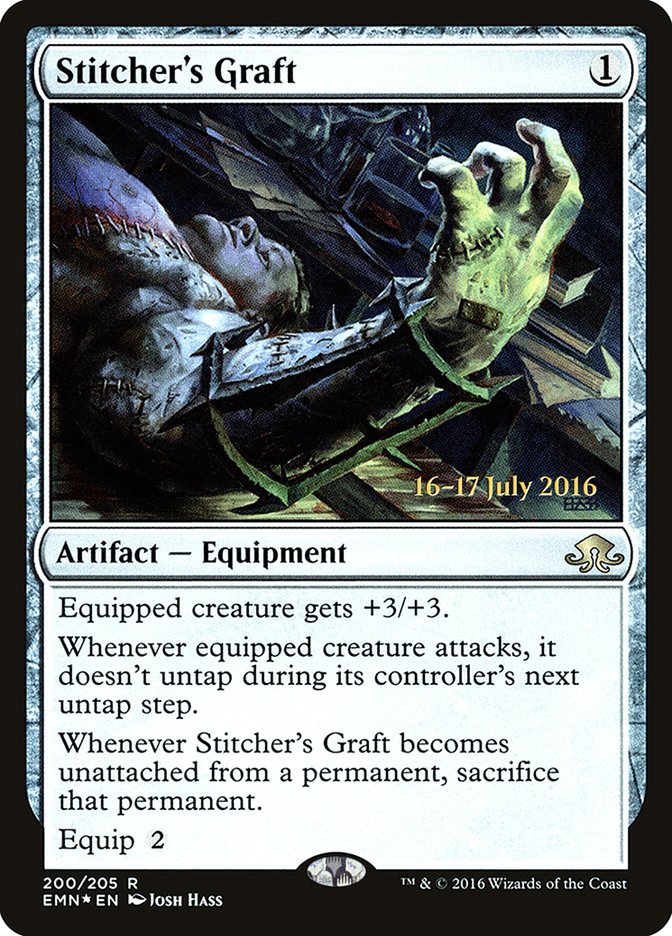 Stitcher's Graft [Eldritch Moon Prerelease Promos] | Good Games Modbury