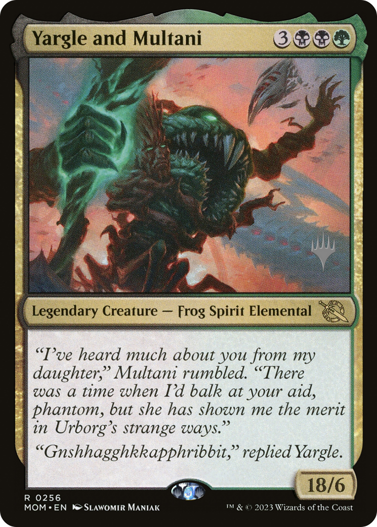 Yargle and Multani (Promo Pack) [March of the Machine Promos] | Good Games Modbury
