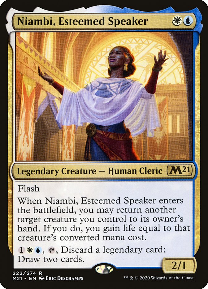 Niambi, Esteemed Speaker [Core Set 2021] | Good Games Modbury