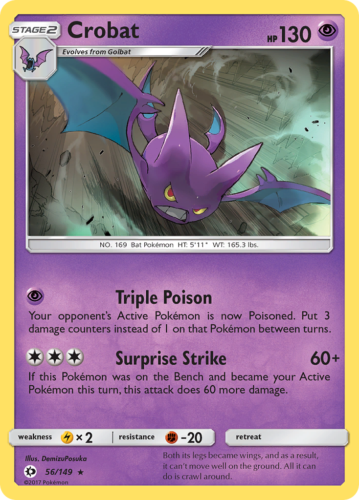 Crobat (56/149) [Sun & Moon: Base Set] | Good Games Modbury