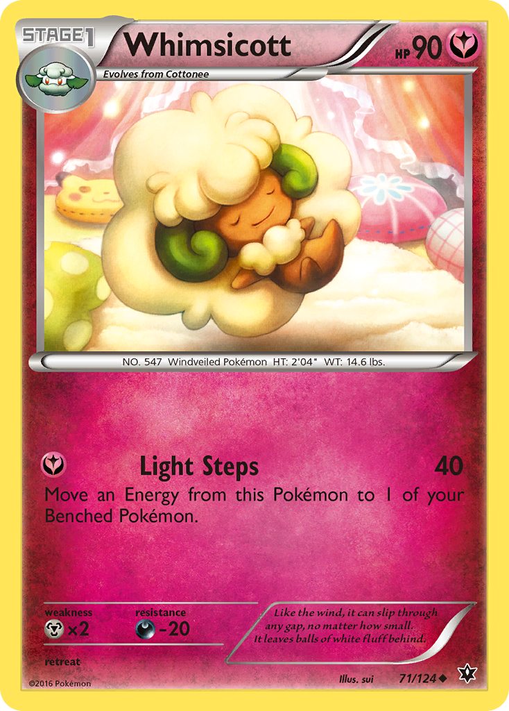 Whimsicott (71/124) [XY: Fates Collide] | Good Games Modbury