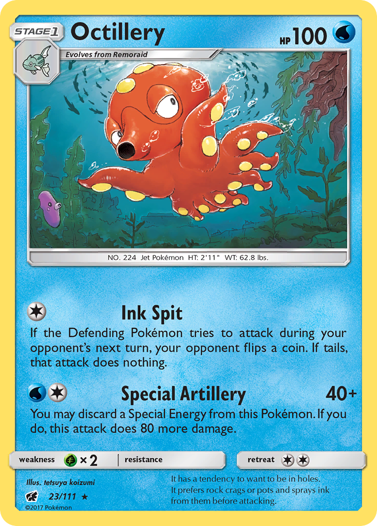 Octillery (23/111) [Sun & Moon: Crimson Invasion] | Good Games Modbury