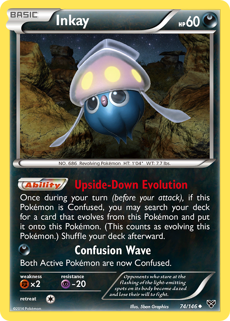 Inkay (74/146) [XY: Base Set] | Good Games Modbury