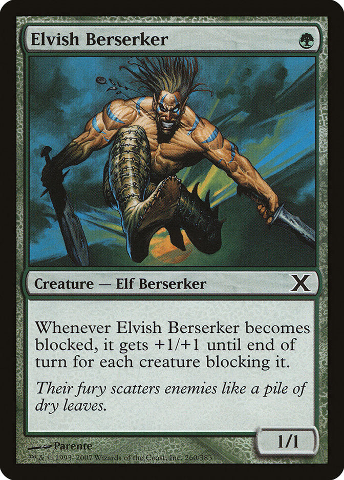 Elvish Berserker [Tenth Edition] | Good Games Modbury