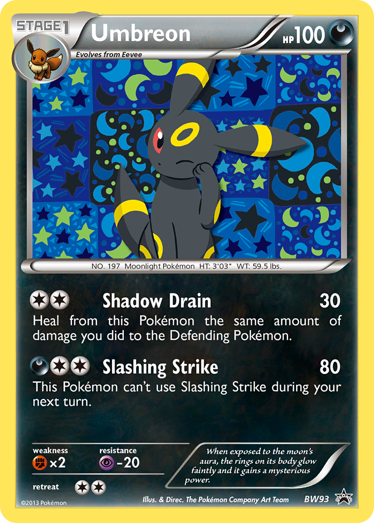 Umbreon (BW93) [Black & White: Black Star Promos] | Good Games Modbury