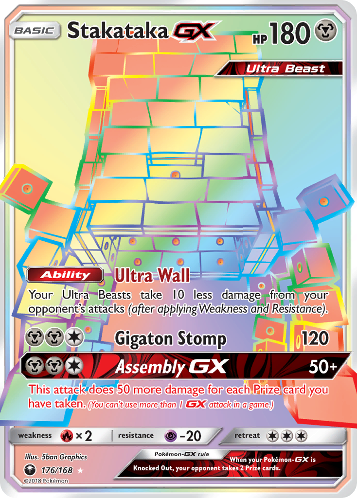 Stakataka GX (176/168) [Sun & Moon: Celestial Storm] | Good Games Modbury