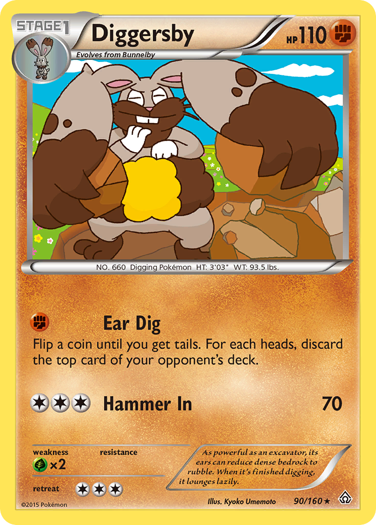 Diggersby (90/160) [XY: Primal Clash] | Good Games Modbury