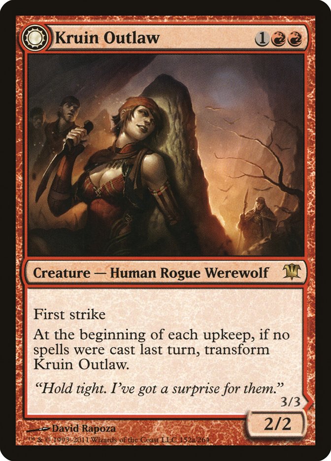 Kruin Outlaw // Terror of Kruin Pass [Innistrad] | Good Games Modbury