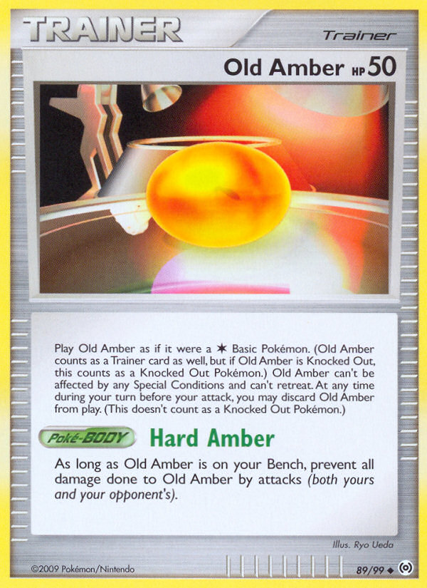 Old Amber (89/99) [Platinum: Arceus] | Good Games Modbury