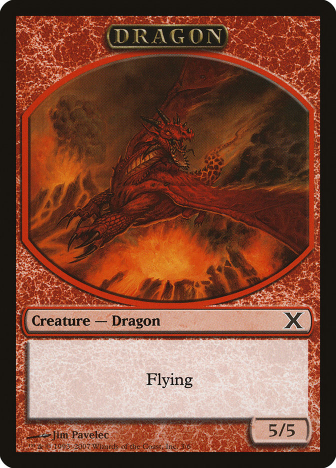 Dragon Token [Tenth Edition Tokens] | Good Games Modbury