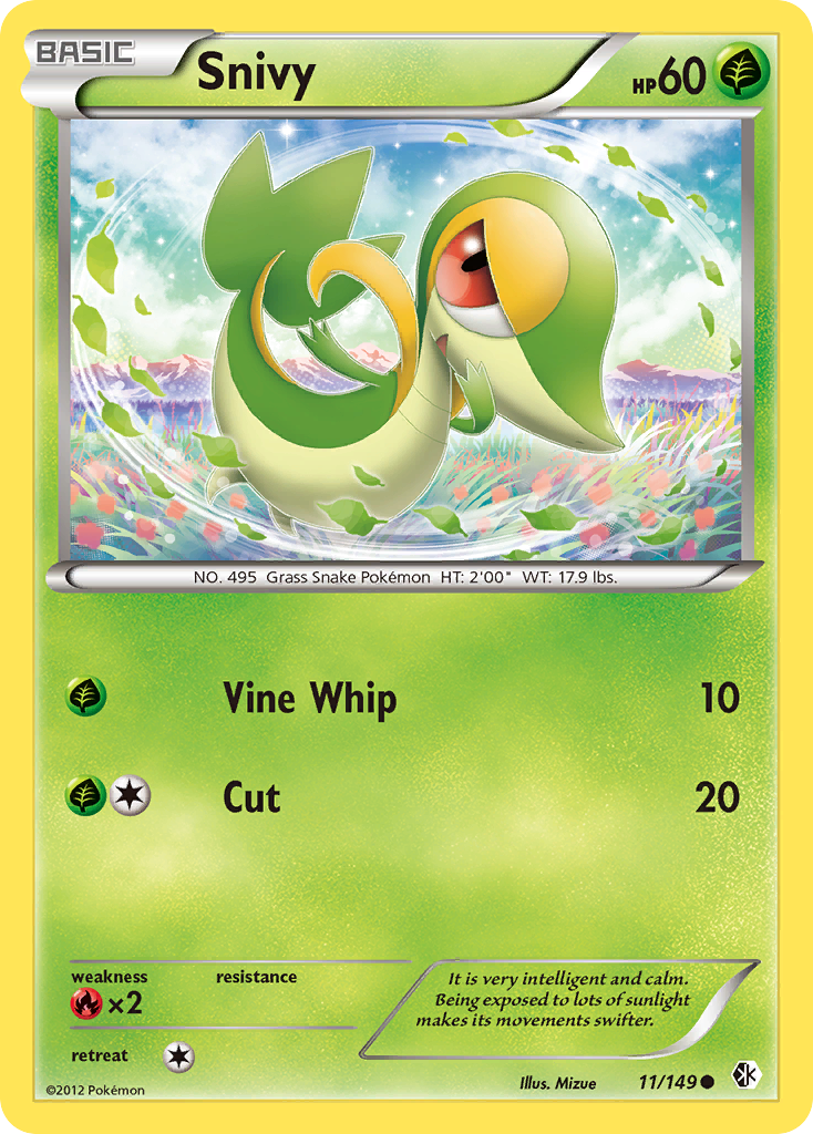 Snivy (11/149) [Black & White: Boundaries Crossed] | Good Games Modbury