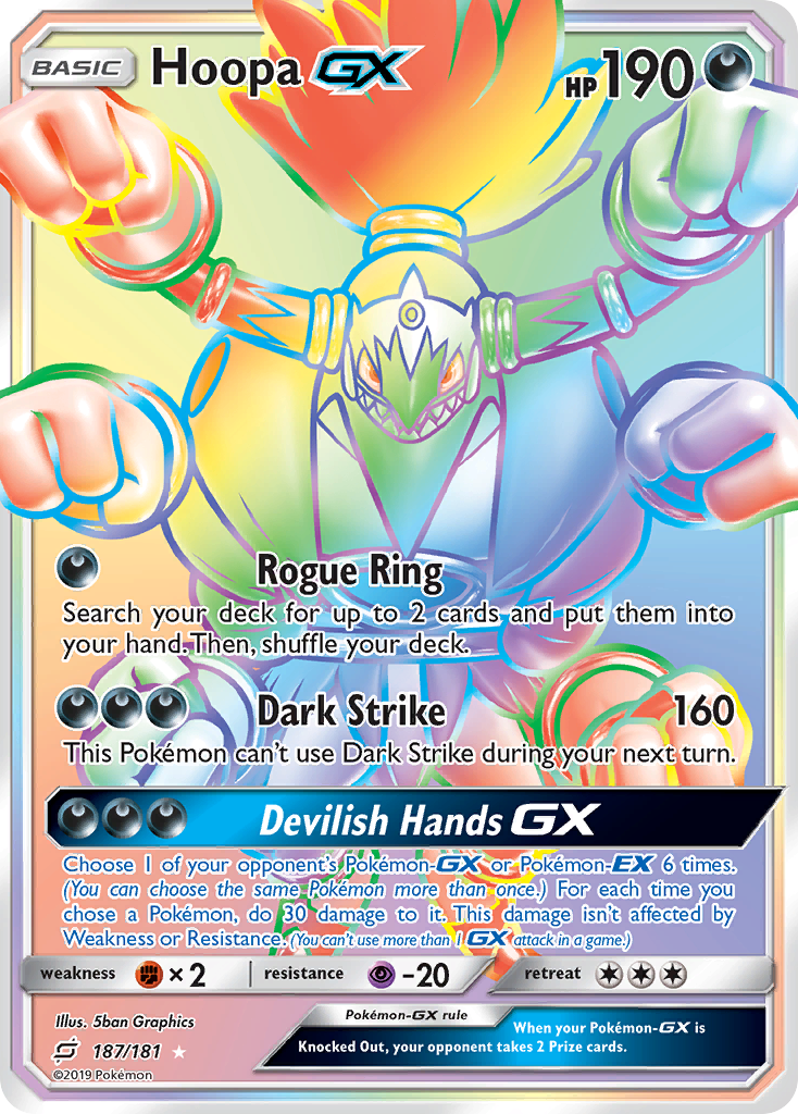 Hoopa GX (187/181) [Sun & Moon: Team Up] | Good Games Modbury