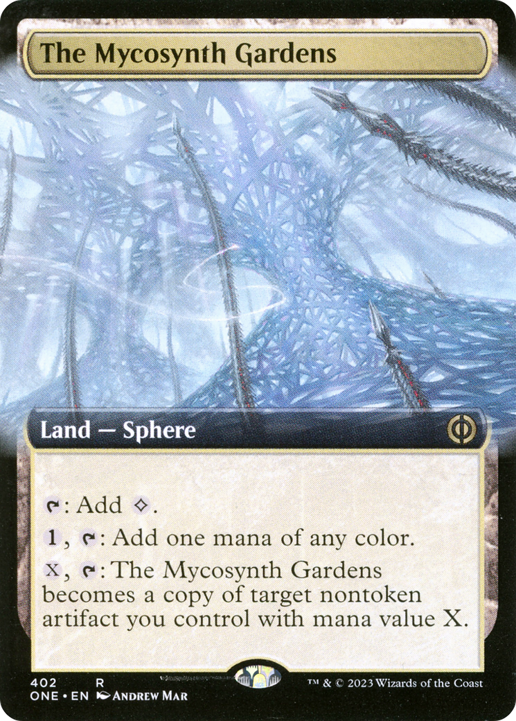 The Mycosynth Gardens (Extended Art) [Phyrexia: All Will Be One] | Good Games Modbury