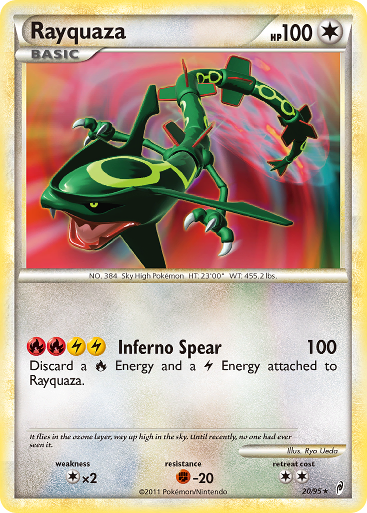 Rayquaza (20/95) [HeartGold & SoulSilver: Call of Legends] | Good Games Modbury