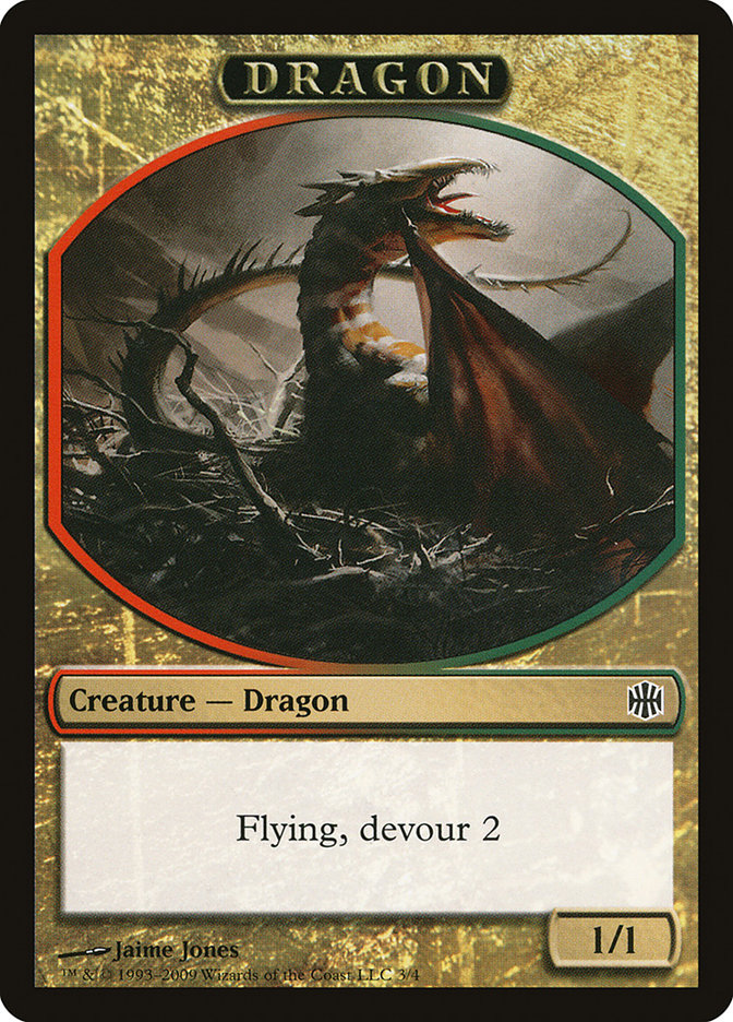 Dragon Token [Alara Reborn Tokens] | Good Games Modbury